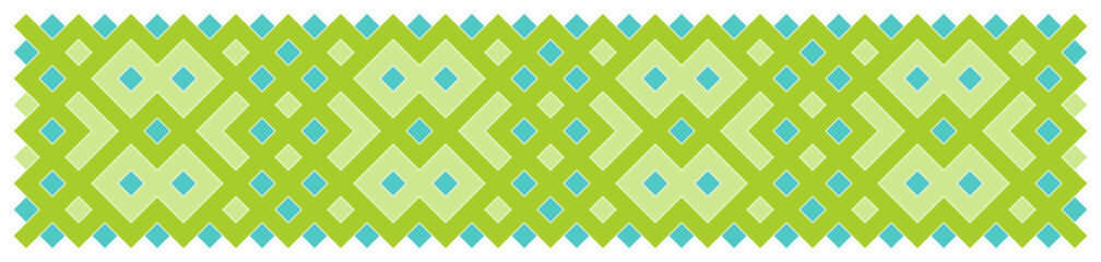 Multicolor truchet tiling connections illustration