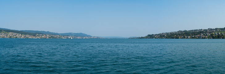 Zürichsee im Hochsommer, Urlaub in der Schweiz