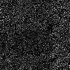 Black and white vector seamless pattern with grain. Noisy texture