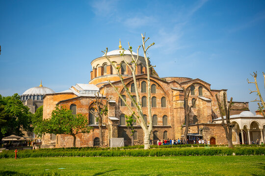 Church of St. Irene in the historical center of Istanbul.
