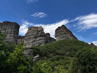 Fototapeta na wymiar formation in the mountains