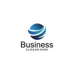 Business consulting logo template vector