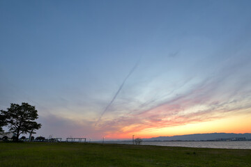 朝焼け夕焼けの空模様