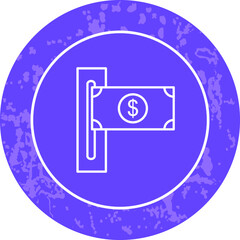 Unique Line Round Icon