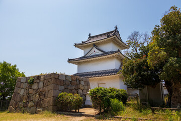 明石城の白い三重櫓