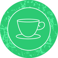 Unique Line Round Icon