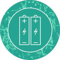 Unique Line Round Icon