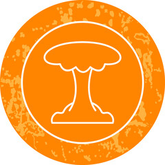 Unique Line Round Icon