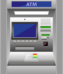 Atm machine clipart illustration