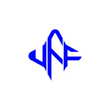 UFF letter logo creative design with vector graphic