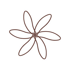 Flowers line art