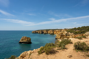 Fototapeta na wymiar The Algarve in Portugal Die schönsten Strände und Küsten in Portugal