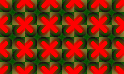 Pop Art Aesthetics Abstract Vector Pattern With Weird Geometric Shapes And Bizarre Artistic Forms