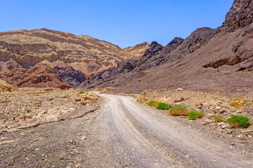 The Arava Desert in the Pillars of Amram near Eilat