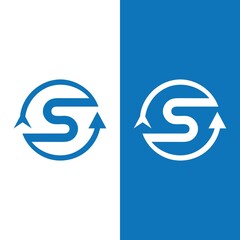 Business corporate S letter logo