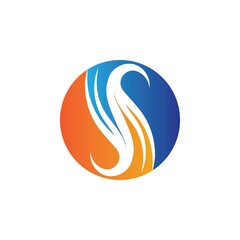 Business corporate S letter logo