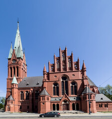 Fototapeta premium Church and Garrison Parish of St. Catherine in Toruń