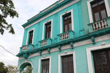 Ancient palace in the city of Santa Clara, Cuba
