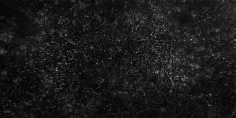 Abstract background with dark black grunge background texture .Concrete black texture background. Chaotic abstract organic design. Monochrome texture. White Grunge on Black Background for Overlay. 