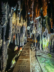 Tham Khao Bin cave in Ratchaburi, Thailand