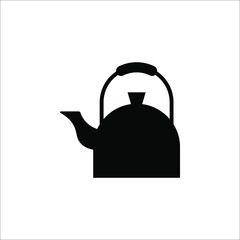 Teapot Icon Vector Simple design on white background