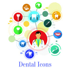 Vector Dental icons
