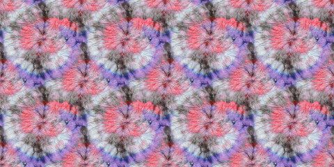 Unicorn Psychedelic Kaleidoscope. Seamless. Dyed