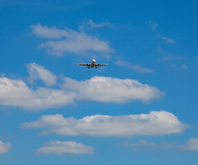 airplane in the sky