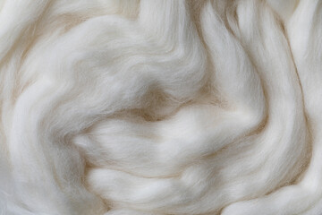 Wool texture as background. White color. - obrazy, fototapety, plakaty