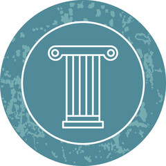 Unique Line Round Circle Icon