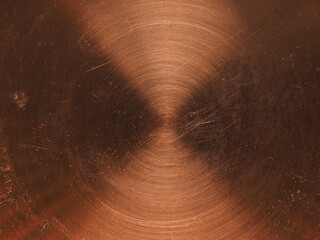 Old used copper texture with scratches using as background