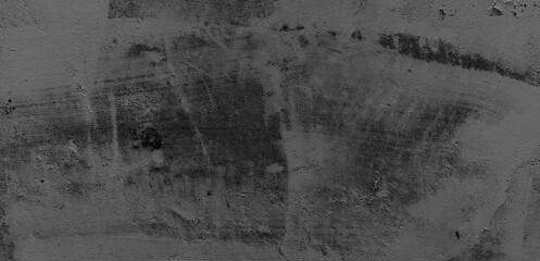 Abstract texture of scratched and cracked wall.Unlimited abstract concrete black and white background wallpaper.