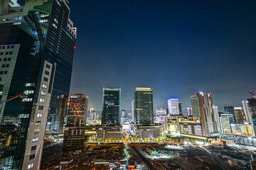 ウエスティン大阪からの梅田夜景　【大阪夜景】