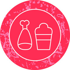 Unique Line Round Circle Icon