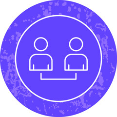 Unique Line Round Circle Icon