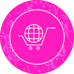 Unique Line Round Circle Icon