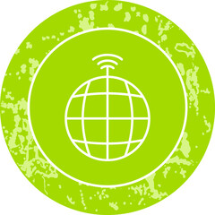 Unique Line Round Circle Icon