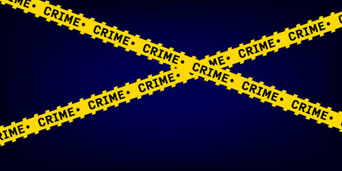 Crime Scene Barrier Line Abstract background with copy space