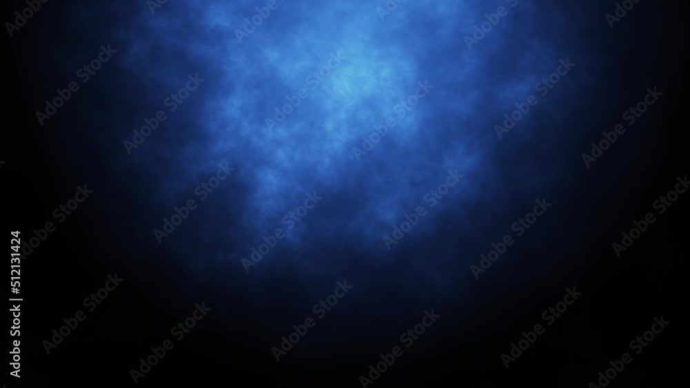 Poster Digitally Generated Fractal Based Mysterious Abstract Background. Dark Background Loopable.