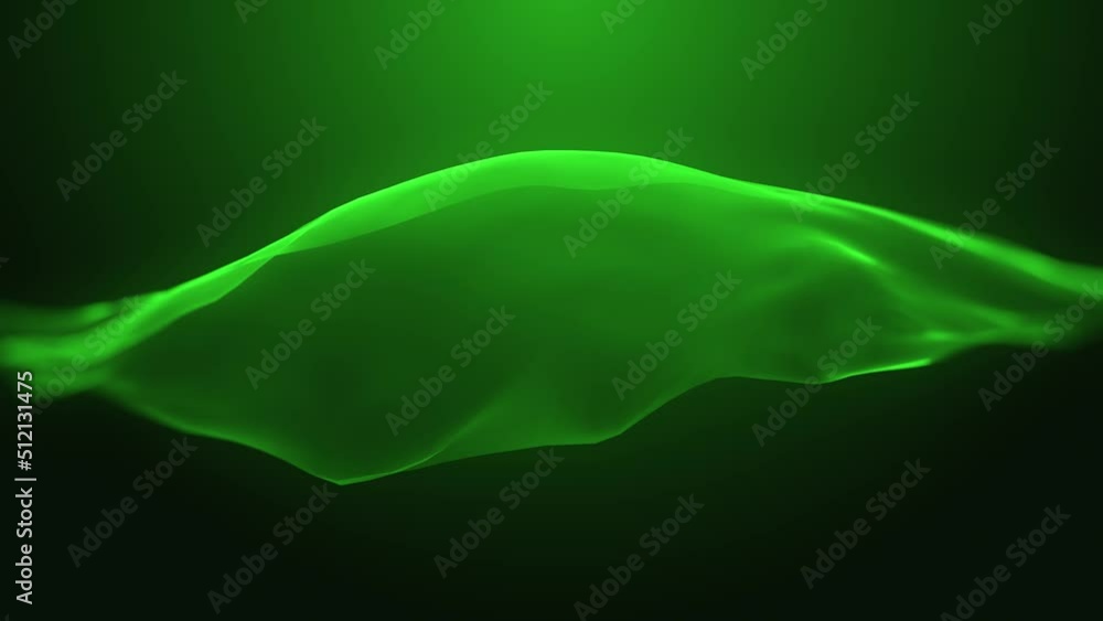 Poster an animation background with artificial underwater particles. the video features round particles mad
