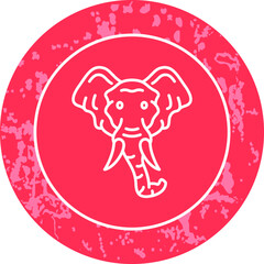 Unique Line Round Circle Icon