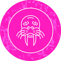 Unique Line Round Circle Icon