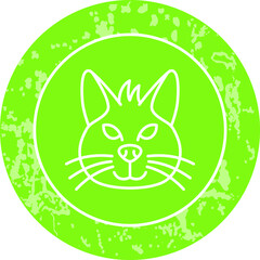 Unique Line Round Circle Icon