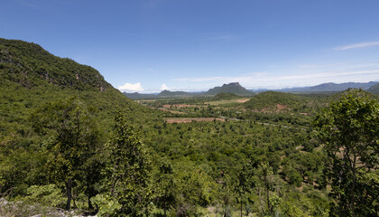 view of the mountains