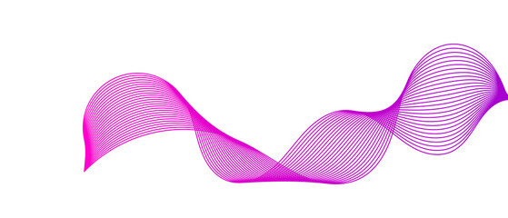 abstract lines blue gradient pink curve wave white background concept technology ai graphics modern