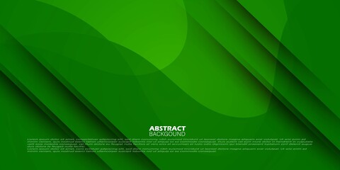 Abstract green background with fluid shapes.colorful green design. bright and modern concept.3d look. eps10 vector