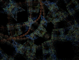 Imaginatory fractal abstract background Image