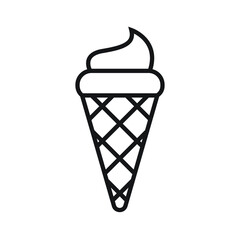 Fototapeta na wymiar ice cream vector for website symbol icon presentation