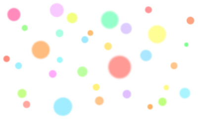 カラフルな円形の模様