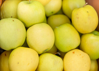 green apples background